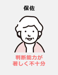 判断能力が 著しく不十分